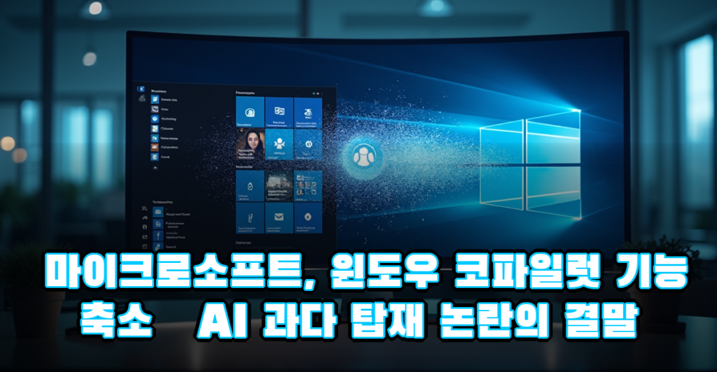 마이크로소프트, 윈도우 코파일럿 기능 축소…AI 과다 탑재 논란의 결말 대표이미지