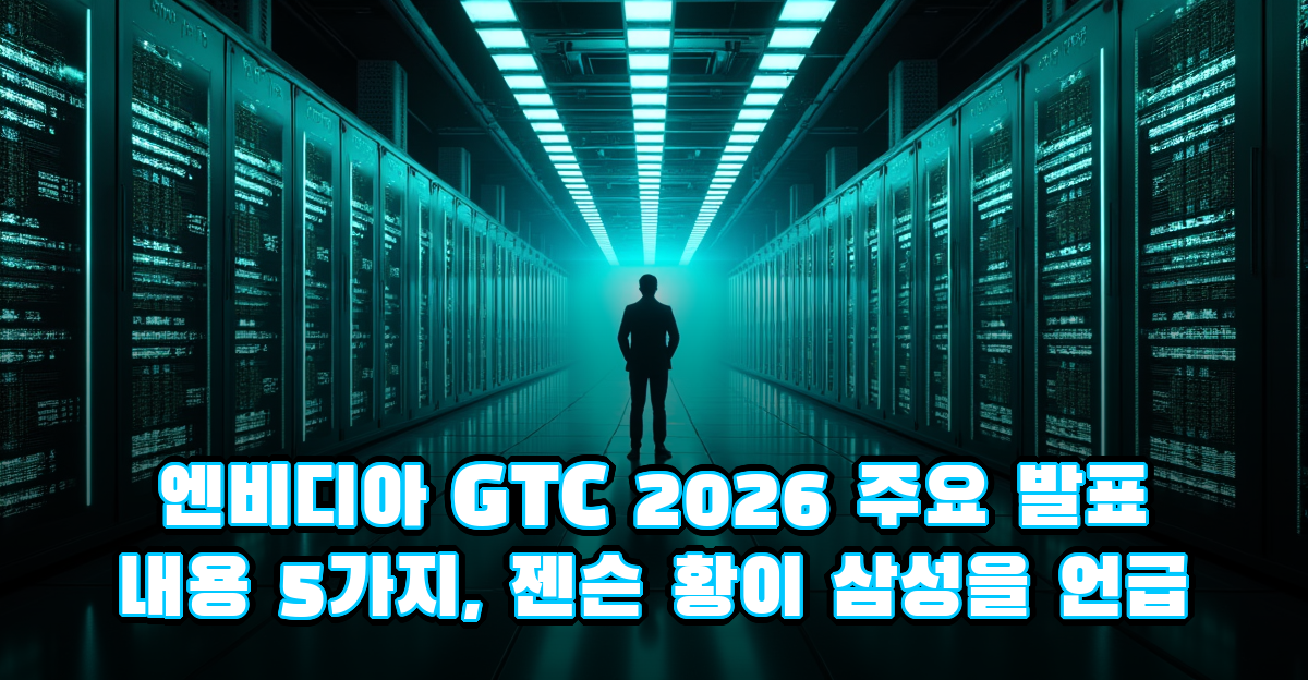 엔비디아 GTC 2026 주요 발표 내용 5가지, 젠슨 황이 삼성을 언급한 이유는? 썸네일