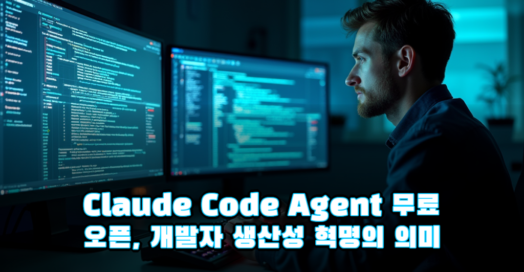 Claude Code Agent 무료 오픈, 개발자 생산성 혁명의 의미 대표이미지