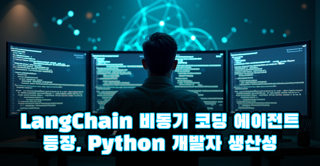LangChain 비동기 코딩 에이전트 등장, Python 개발자 생산성 3배 향상 가능성 대표이미지
