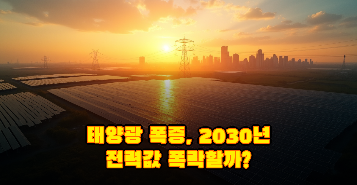 태양광 역대급 성장으로 2030년 전력 시장 어떻게 될까 썸네일
