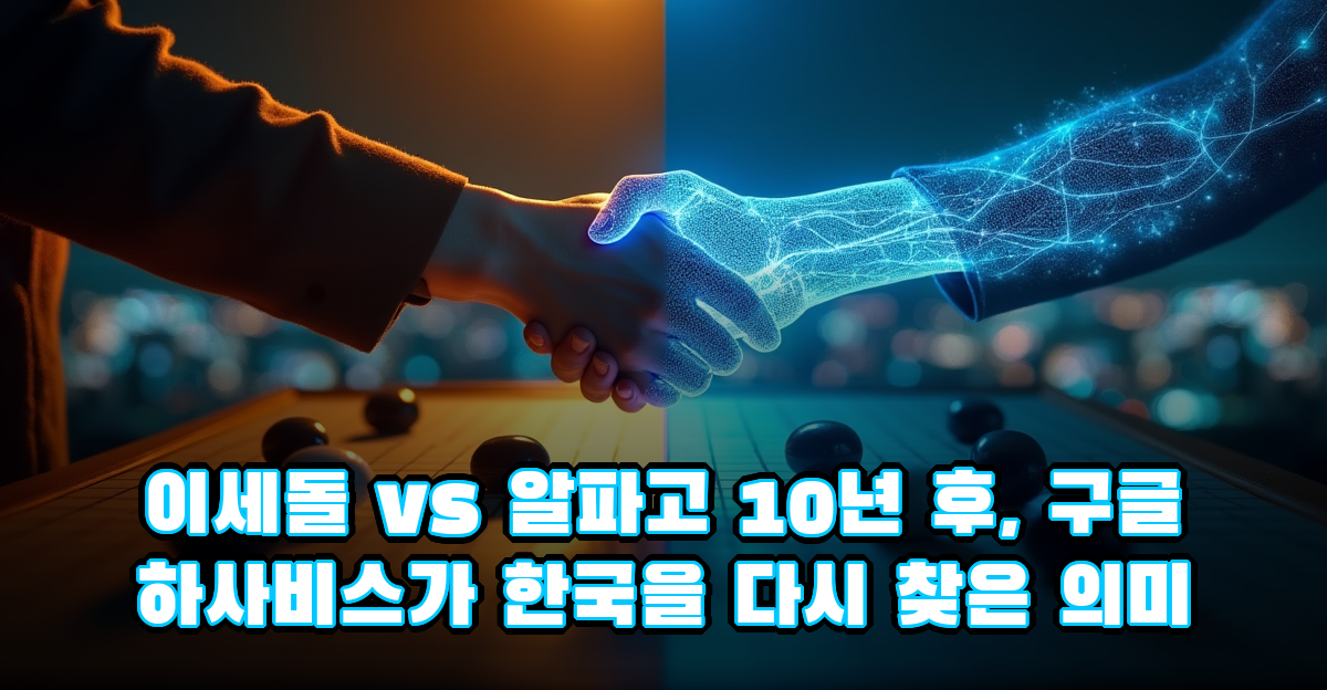 이세돌 vs 알파고 10년 후, 구글 하사비스가 한국을 다시 찾은 의미 썸네일
