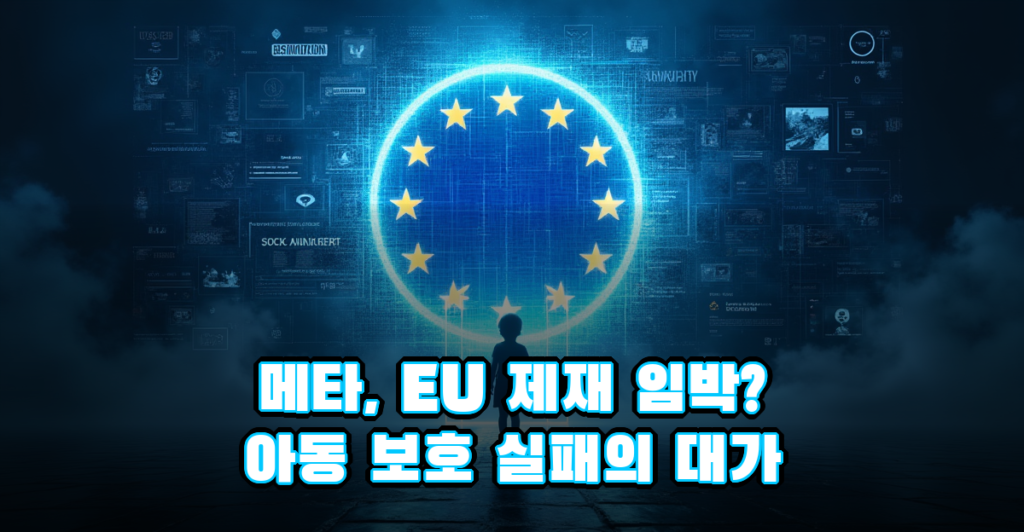 메타 아동 보호 실패로 EU 제재 수순, 소셜미디어 규제 강화 신호 대표이미지
