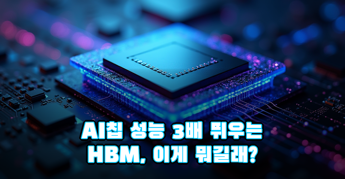 HBM 반도체란 무엇인가, AI 칩 성능을 3배 높이는 기술의 원리 썸네일