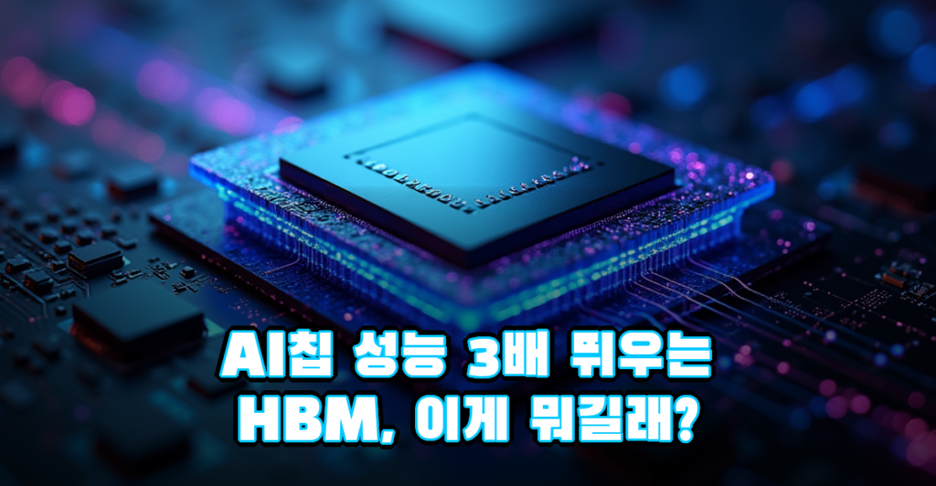 HBM 반도체란 무엇인가, AI 칩 성능을 3배 높이는 기술의 원리 대표이미지
