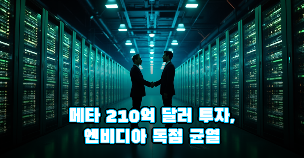 CoreWeave 메타 210억 달러 AI 인프라 거래, 엔비디아 독점 깨지는 신호 대표이미지