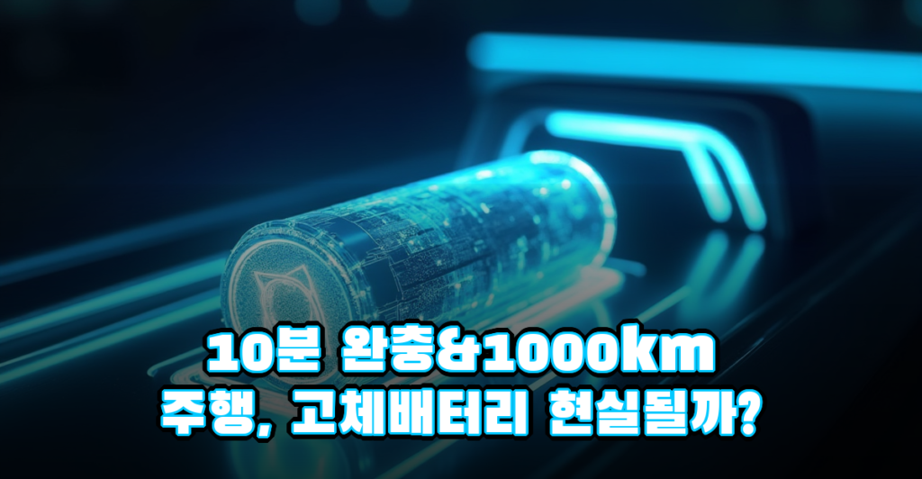 고체배터리 개발 현황, 완전충전 10분·주행거리 1000km 가능할까 대표이미지