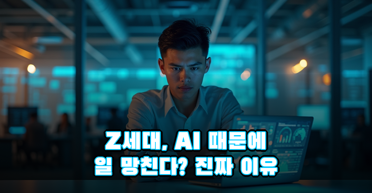 Z세대 직장인들이 AI 때문에 일을 고의로 망친다고?! 충격의 진실 썸네일
