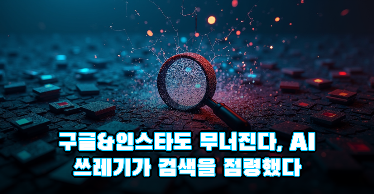 AI Slop 문제 심화, 검색 품질 저하로 구글과 SNS가 흔들리는 까닭 썸네일