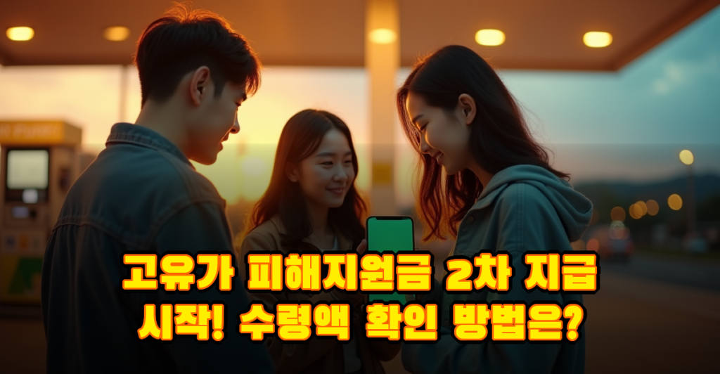 고유가 피해지원금 2차 지급 시작! 내 수령액 지금 바로 확인하는 방법 대표이미지