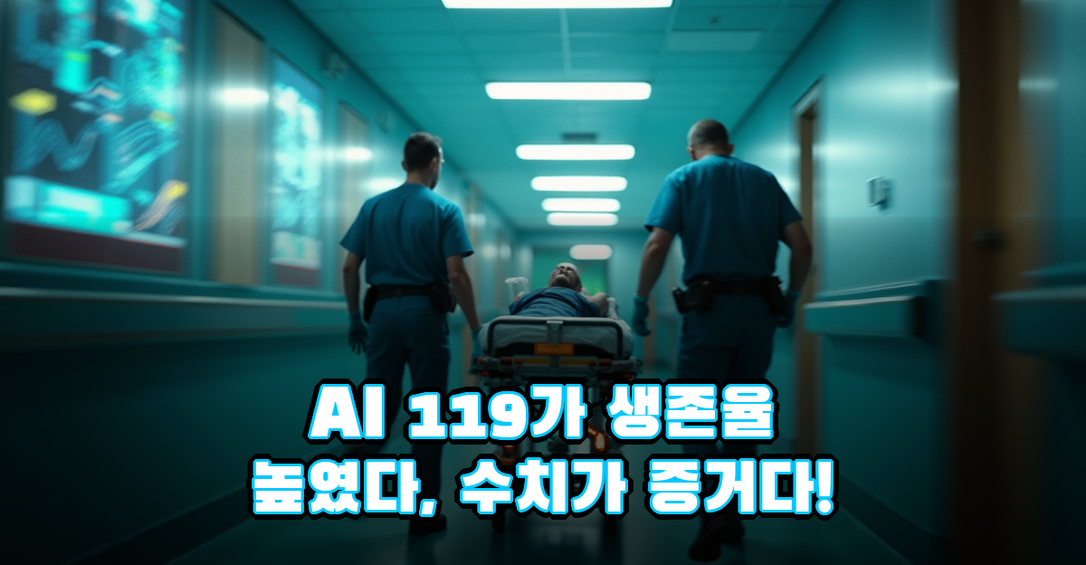119 신고부터 병원까지 AI가 주도권, 급성심장정지 생존율 실제 수치는 썸네일
