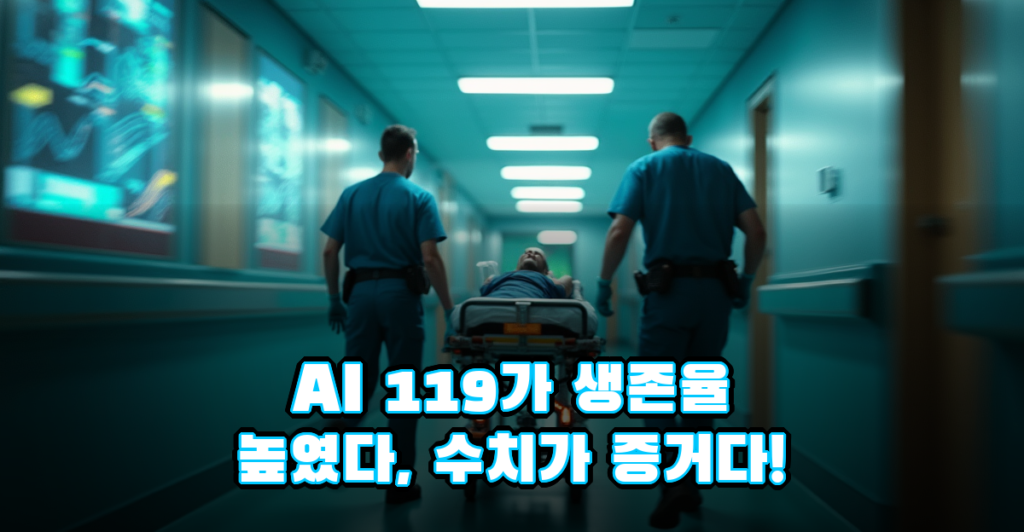119 신고부터 병원까지 AI가 주도권, 급성심장정지 생존율 실제 수치는 대표이미지