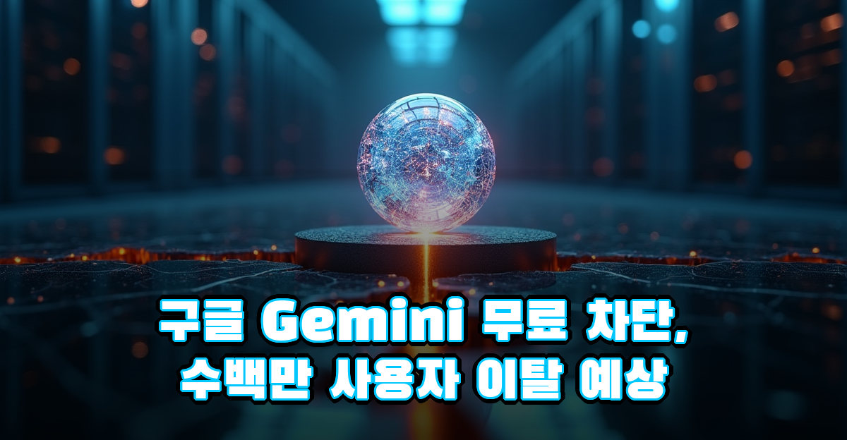 구글 Gemini 3.5 Flash 유료화 논란, 무료 사용자 차단 정책의 파장 썸네일